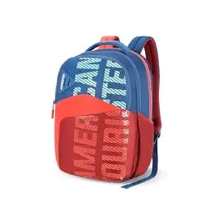 American Tourister Fizz Style 04 | 31L Backpack | School Bag | 3 Compartments | School & College Backpack for Men and Women | Large Volume Design | Light Blue | 1 Year Global Warranty