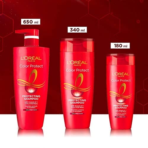 L'Oreal Paris Shampoo, Vibrant & Revived Colour, For Colour-treated Hair, Protects from UVA & UVB, Colour Protect, 340 ml (Pack of 2) 5