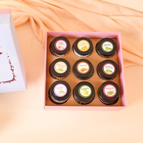 Tummy Pops Fiesta Gift Box | Assorted Mouth freshener & Digestive Mix with Aam Papad & Masala Amla | Indian Snacks & Mukhwas Pack 3