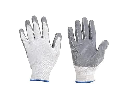 MPR4 Anti Cutting Cut Resistant Hand Safety Gloves | Industrial, Construction, Gardening, Farming, Glass & Metal Handling | Cut Resistant Nylon Hand Gloves – White (Pairs- 10, Pack of 20 gloves) 3