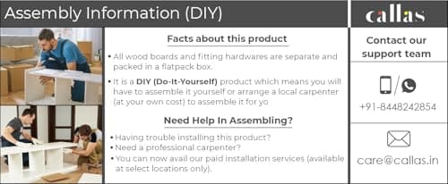 Callas Engineered Wood Computer Desk with Shelf – Modern Laptop Study Table for Home Office, Workstation & Writing Desk for Students and Professionals (ST-09-White) 5