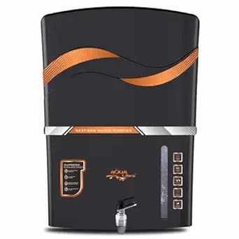 Aqua Libra ISI Mark Water Purifier for Home with RO + UV + UV LED | 12L Storage Tank | Suitable for Borewell, Tanker & Municipal Water | Premium Black Design | Pan India Service Support