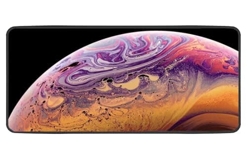 ELECTRO WOLF Large Extended Long 700 x 300 mm Mouse Pad for Keyboard & Mouse | Water Resistant Anti Slip Surface Ideal for Office Home and Gaming Setup (Jupiter Planet -12)