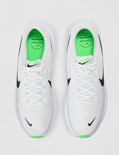 Nike Men Revolution 8 White/Black-Pure Platinum-Glacier Blue Running Shoes 8 UK 4