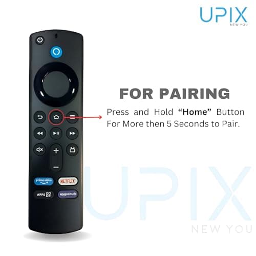 Upix Compatible Amazon Fire TV Stick 3rd Generation Smart TV Remote No. 1113 | with Voice | Exactly Same Remote Will Only Work | Will Work with FIRE TV Stick ONLY | Pairing is Required 2