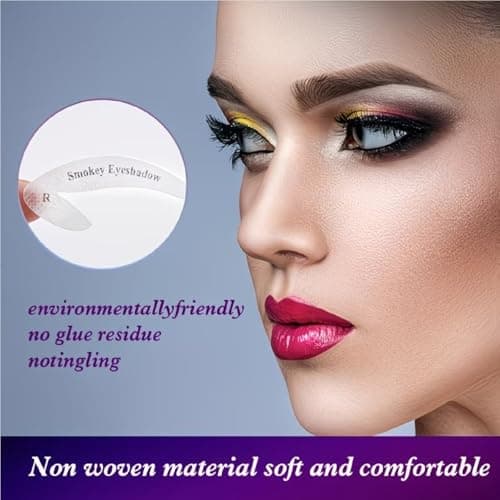 WINKELEN Reusable Eyeliner Stencil for Perfect Winged Eyeliner | Cat Eye Makeup Template Stickers | Smokey Eye & Eyeshadow Guide Tool for Beginners & Professionals | 32 Pair Eye Makeup Stencils 5