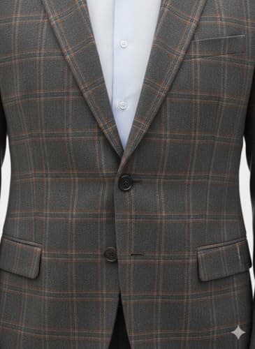 Kulanza Confidence Men’s Formal Blazer Regular Fit high GSM Poly Viscose – Professional Party Festival Wear – Lifestyle wear (in, Numeric, 36, Regular) 3