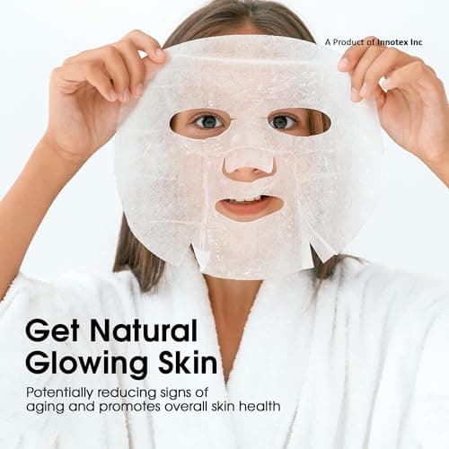 Masking Beauty Facial Sheet Mask for Glowing skin | Natural Sheet Mask | Face sheet Mask for Women Combo Pack of 10 2