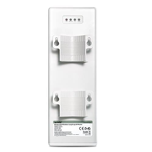 Tenda O3 2.4GHz N150 Long Range Smart Manage Outdoor CPE | 12dBi, 5km+ | Point to Point Wireless Bridge | Fast Ethernet PoE Ports | AP/Station/WISP/P2MP/Repeater/Router | 6KV Lightning Protection, Whi 4