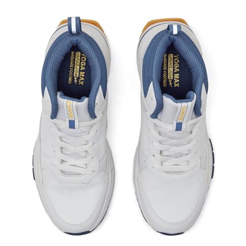 Campus Men's OG-23 PRO Sneakers WHT/R.Slate - 8UK/India 4