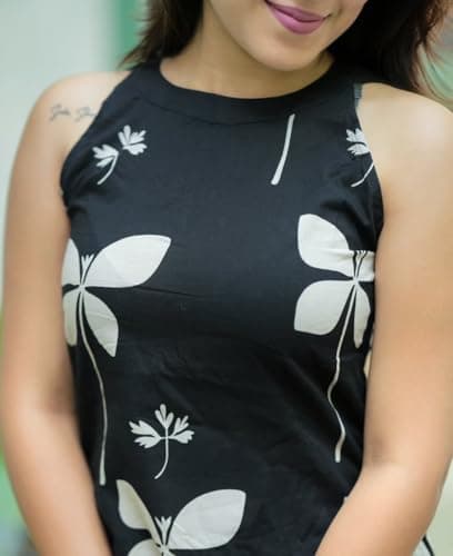 Nermosa Women Pure Cotton Kurta Palazzo Set | Sleeveless Printed Kurta with Palazzo Pants | Summer Friendly, Office Wear Co-Ord Set 3