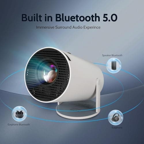 TMY Mini Projector for Phone, Portable Small 1080P Full HD Supported for iOS/Android/Laptop, VideoProjector Y3 Compatible with Fire Stick, HDMI, USB, PS5, Xbox (HY300 Projector) 5