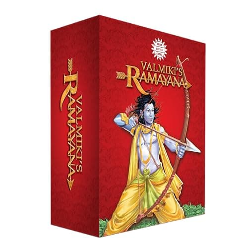 Valmiki's Ramayana – 6 Volume Comic Book Set | Ramayana Stories from Indian Epics & Mythology | Illustrated Tales for Kids & Adults | Amar Chitra Katha