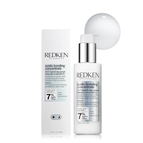 Redken Acidic Bonding Concentrate 24/7 Night & Day Bond Repair Serum, 100ml|Reduces Frizz, Repairs Damage & Adds Shine Overnight|For Dry, Damaged, Coloured and Frizzy Hair|For Men & Women