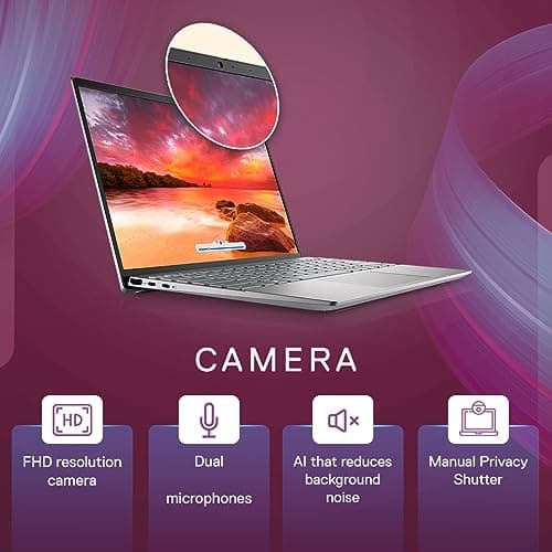 Dell Inspiron 5330 Laptop, Intel Evo Platform Powered by Intel Core i7-1360P Processor/16GB LP DDR5/1TB SSD/13.3" (33.78cm) QHD+ 300 nits/Win 11 + MSO'21/15 Month McAfee/Platinum Silver/1.24kg 5