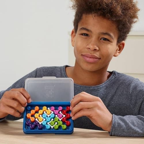 MAA BHAGWTI Brain Teaser Puzzle Game with 120 Challenges | Cognitive Skill Building Travel Game | Portable Case Mind Game for Kids & Adults | Educational Brain Training Toy 5