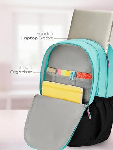 Safari Akika School Bag For Girls, Capacity - 36L, 3 Compartments Backpack For kids 4