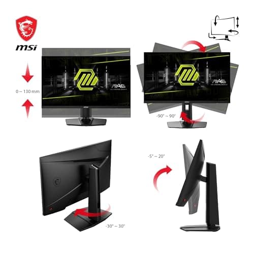 MSI MAG 274UPF E2 27 Inch UHD Gaming Monitor - 3840 x 2160 Rapid IPS Panel, 160 Hz/0.5ms (GtG, Min.), 133% sRGB Colour Gamut, Frameless Design, VESA DisplayHDR 400 - DisplayPort 1.4a, HDMI, USB Type-C 5