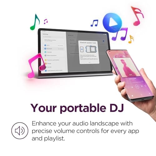 Lenovo Tab Plus - 2024 - Premium Entertainment Tablet - 8 JBL® Speakers - 11.5" 2K LCD Touch Display - 8GB Memory - 128GB Storage - MediaTek™ Helio G99 - Folio Case Included - Luna Grey 4