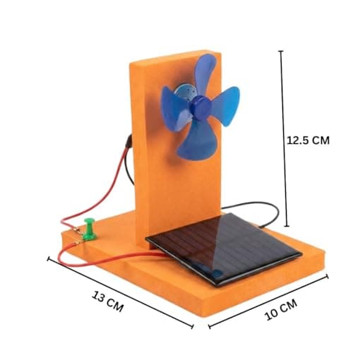 ERH India DIY Solar Panel Windmill Science Project Working Model Kit for School Students STEM Physics Experiment with Educational Toy 5