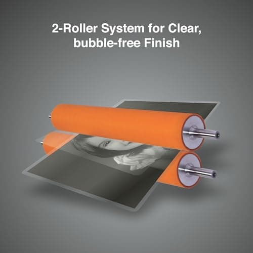 VMS AeroSeal A4 Hot & Cold Lamination Machine | 2 Roller System for a Professional Finish at Home, Office & School | Quick 3-5Min Warm-Up | Fits Upto 9 Inch Wide Pages (1 Year Offsite Warranty) 5