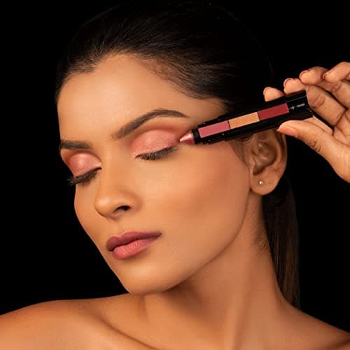 RENEE Fab 3 In 1 Eyeshadow 4.5gm| Highly Pigmented 3 Shades in 1 Stick| Multicolor | Adds Dimension & Intensity with Shimmery Finish| Enriched with Vitamin E 5