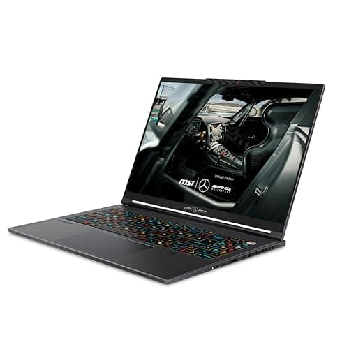 MSI Stealth 16 Mercedes-AMG Motorsport,Intel Core Ultra 9 185H,41CM QHD+ OLED,240hz Gaming Laptop(32GB/2TB NVMe SSD/Windows 11 Home/GeForce RTX 4070,GDDR6 8GB/Selenite Gray/1.99Kg),A1VGG-295IN 4