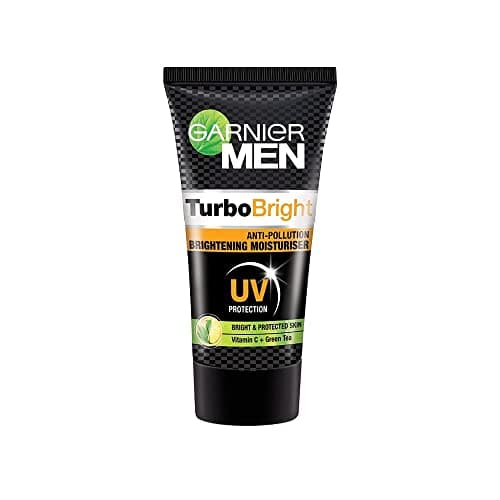 Garnier Skin Naturals, Micellar Cleansing Water, 125ml & Garnier Men, Moisturiser, Brightening and Anti-Pollution, TurboBright, 40 g 5