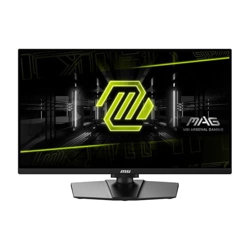 MSI MAG 255PXF 24.5 Inch FHD Gaming Monitor - 1920 x 1080 Rapid IPS Panel, 300 Hz / 0.5ms (GtG, Min.),120% sRGB Colour Gamut, Frameless Design, HDR Ready - DisplayPort 1.4a, HDMI™ 2.0b(FHD@240Hz) 4