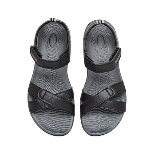 Campus Women's GC-22183L BLACK/D.GRY Sandal - 5UK/India 1 Pair 4