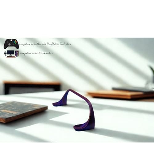 Invisible Universal Game Controller Stand | Blue Purple | Compatible with Most Gaming Consoles & PC | Made in India 6