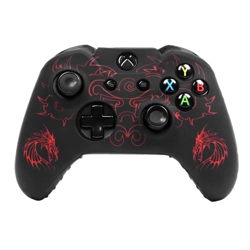 OIVO INDIA Black Dragon Design Controller Silicone Cover Case Xbox Controller Skin Anti Slip Protective Case Sleeve Compatible for Xbox X/S Controller Remote