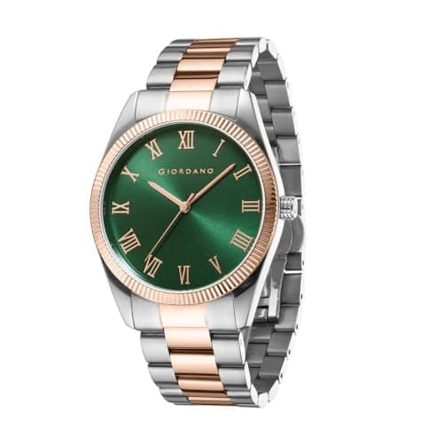 Giordano Classic Formal Analog Watch for Men with Stainless Steel Strap and Roman Numeric Indices -GZ-50112