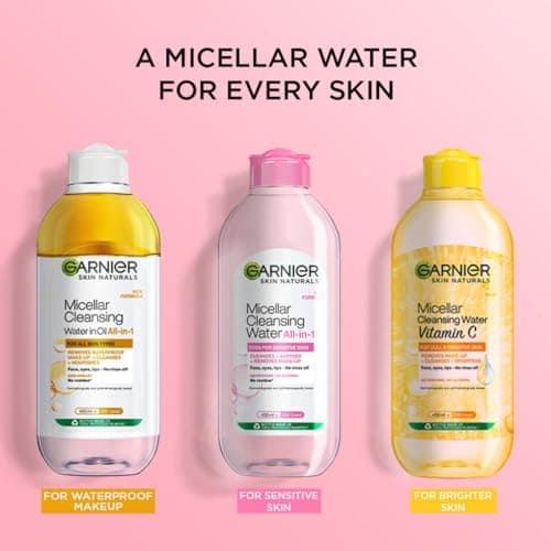 Garnier Skin Naturals, Cleansing Water, Hydrating & Soothing, Micellar Cleansing Water, 125 ml 4