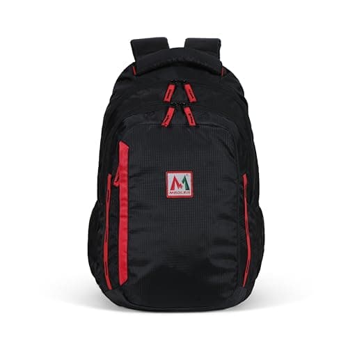 M MEDLER Ferro 45L Laptop Backpack, school bag for boys and girls, college bag, office bag, travel bag for men and women, Black
