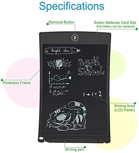 Careflection || 8.5 Inch LCD Writing Tablet E-Notepad Ruff Pad (Multicolor) 5