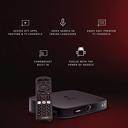 Airtel Xstream Box | Android TV Box | 1 Month Odiya SD Pack | Free Installation | 15+ OTT Apps 4
