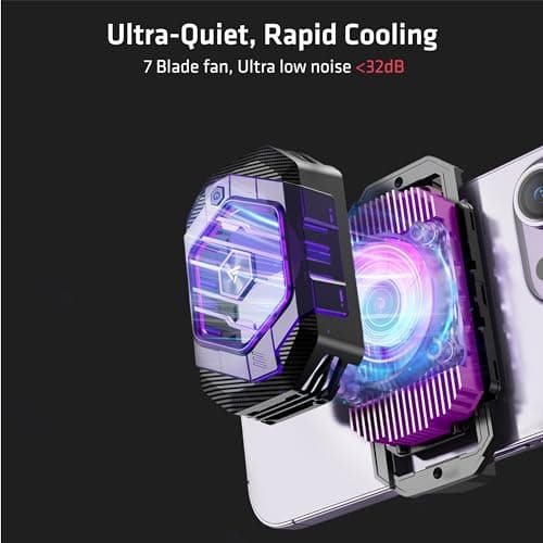 Vero Forza Arctic Pro V3 Mobile Cooler for Gaming, Phone Cooler, for Bgmi, Pubg, Cod, Freefire & Fortnite(iPhone/Android) 4