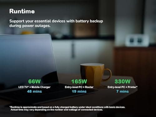 APC Back-UPS BX1100C-IN 1100VA / 660W, 230V, UPS System, An ideal Power Backup & Protection for Home Office, Desktop PC & Home Electronics 5