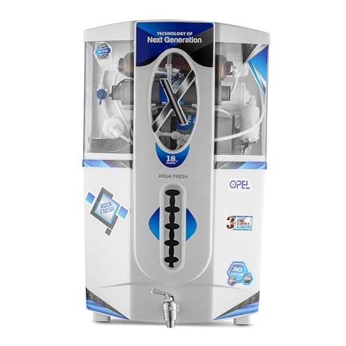 ROYAL AQUAFRESH Opel RO + UV + UF + TDS 18 liter Water Filter Electric Water Purifier Fully Automatic RO Wall Mountable For Home and Office (1 Year Warranty On Motor & SMPS) (Omega Opel)