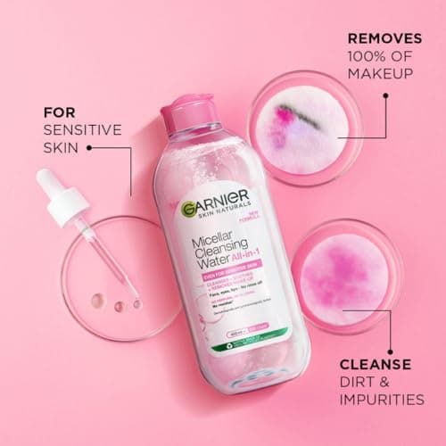 Garnier Skin Naturals, Cleansing Water, Hydrating & Soothing, Micellar Cleansing Water, 125 ml 3