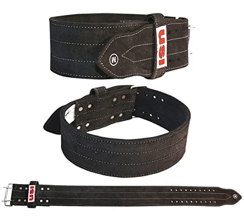 USI UNIVERSAL Weight Lifting Belt, 790PL (Light Weight, 6mm Thickness, Small) Leather Power Lifting Belt For Men Women Weightlifting Competition Workout Training Weight Lifting Belt 5