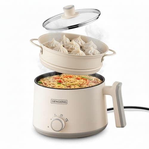 Regency Multi Cook Electric Kettle with Steamer features 1.2L inner pot, double layered body, variable temperature control and wide mouth design. Ideal for tea, coffee, eggs, vegetables and boiling. 2