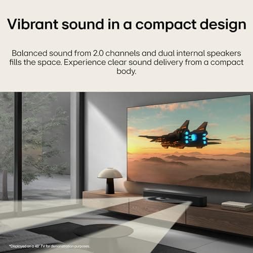 LG SF1A 30 Watts 2.0 Channel Mood Lighting, Compact Size Soundbar with Bluetooth Wireless Connectivity (Black) 5