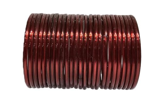 Tanush Women’s Plain Glass Bangle Set Traditional Bangles Chudi Set For Daily Wear Party And Festive Use (Pack Of 24) (Maroon, 2.6)