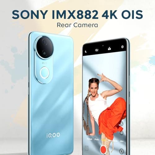 iQOO Z10R 5G (Aquamarine, 8GB RAM, 128GB Storage) | 32MP 4K Selfie Camera | Quad-Curved AMOLED Display | Dimensity 7400 Processor with 750K+ AnTuTu 2