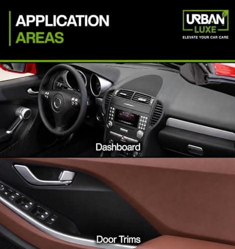 UrbanLuxe Car Dashboard Polish & Protectant | 200ml (235g) | Dashboard Dresser | Car Polish for Interior Plastic, Vinyl & Leather Trims | Herbal,Non Toxic | Protects, Shines & Conditions 4