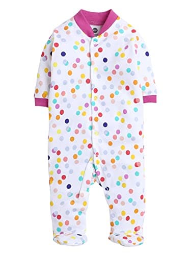 EIO 100% Cotton Rompers/Sleep Suits/Jumpsuit/Night Suits for Baby Boys & Girls, Infants, New Born Combo Pack Purple 2