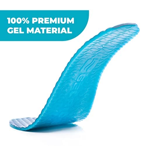 GELRIDE Classic Gel Insoles Pair for Walking, Running, Sports, Formal and Safety Shoes - All Day Comfort - Made In India (Pack of 1 Pair, Regular (9-12 UK)) 2