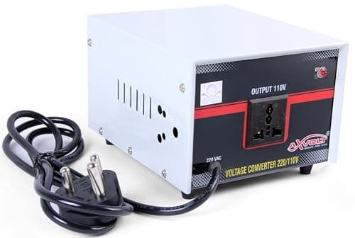 Axvolt Crysta 1500 Watt Step Down Voltage Converter | 220V–240V to 110V–120V Heavy Duty Transformer | Use USA, Canada & Japan Appliances in India | Universal Socket | 2-Year Warranty 2